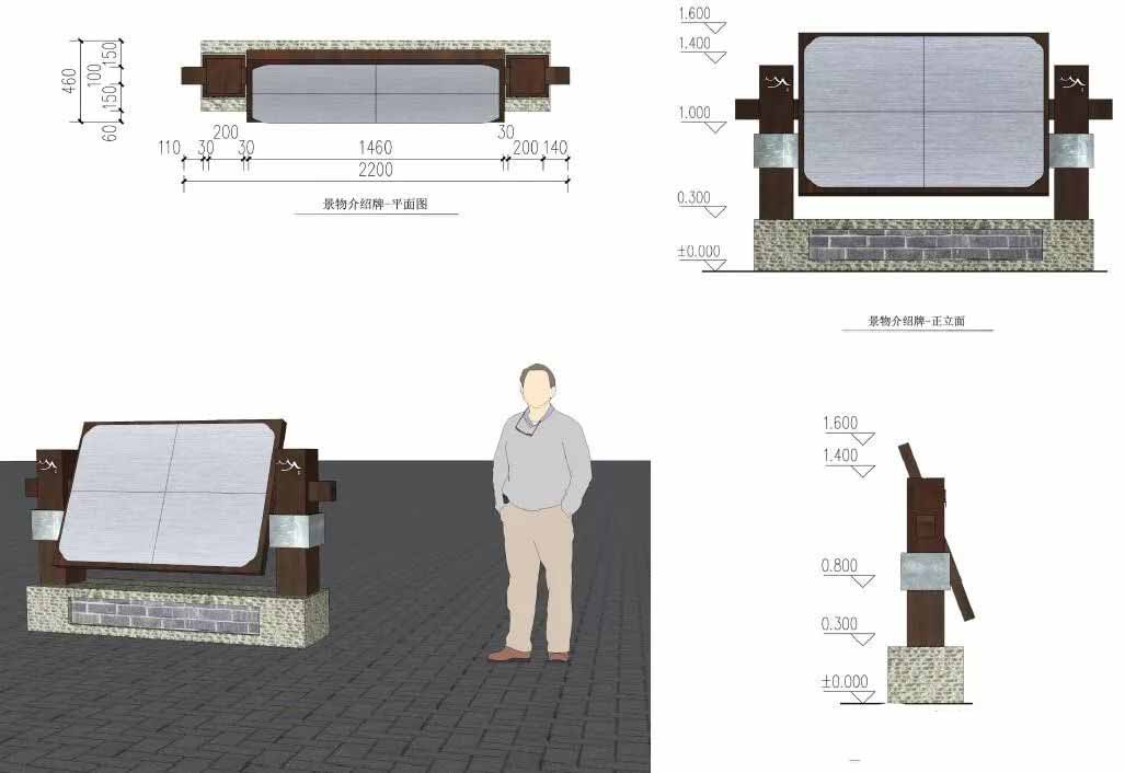 標(biāo)識牌、景物介紹牌規(guī)劃設(shè)計(jì)