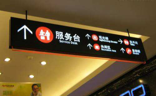 商場標(biāo)識(shí)標(biāo)牌